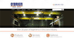 Desktop Screenshot of obrienmaterialhandling.com