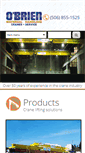 Mobile Screenshot of obrienmaterialhandling.com